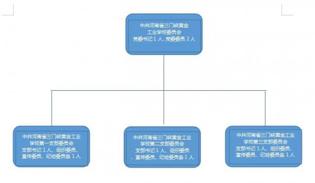 河南省三門峽黃金工業(yè)學校黨委組織架構(gòu)